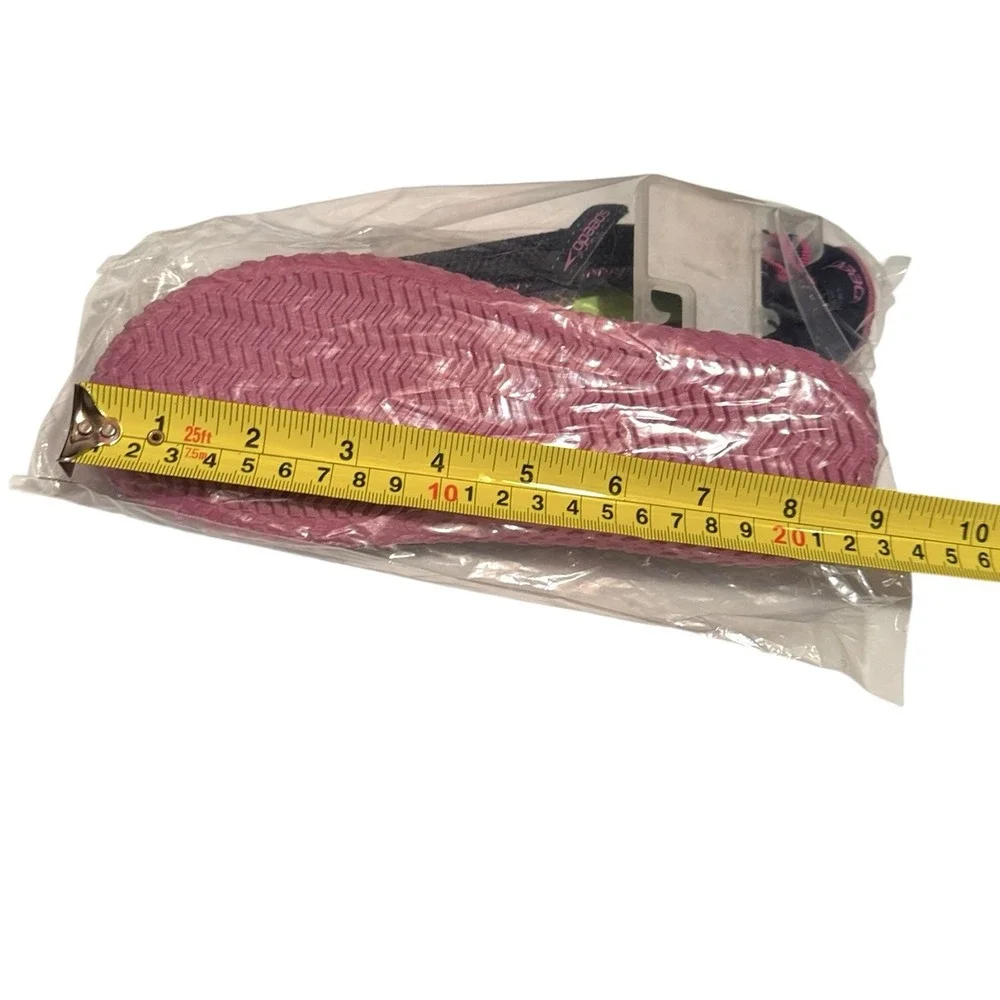 Speedo Junior WATER SHOES Swim Socks MEDIUM 2-3 Teen Youth Navy‎ Pink Green 9